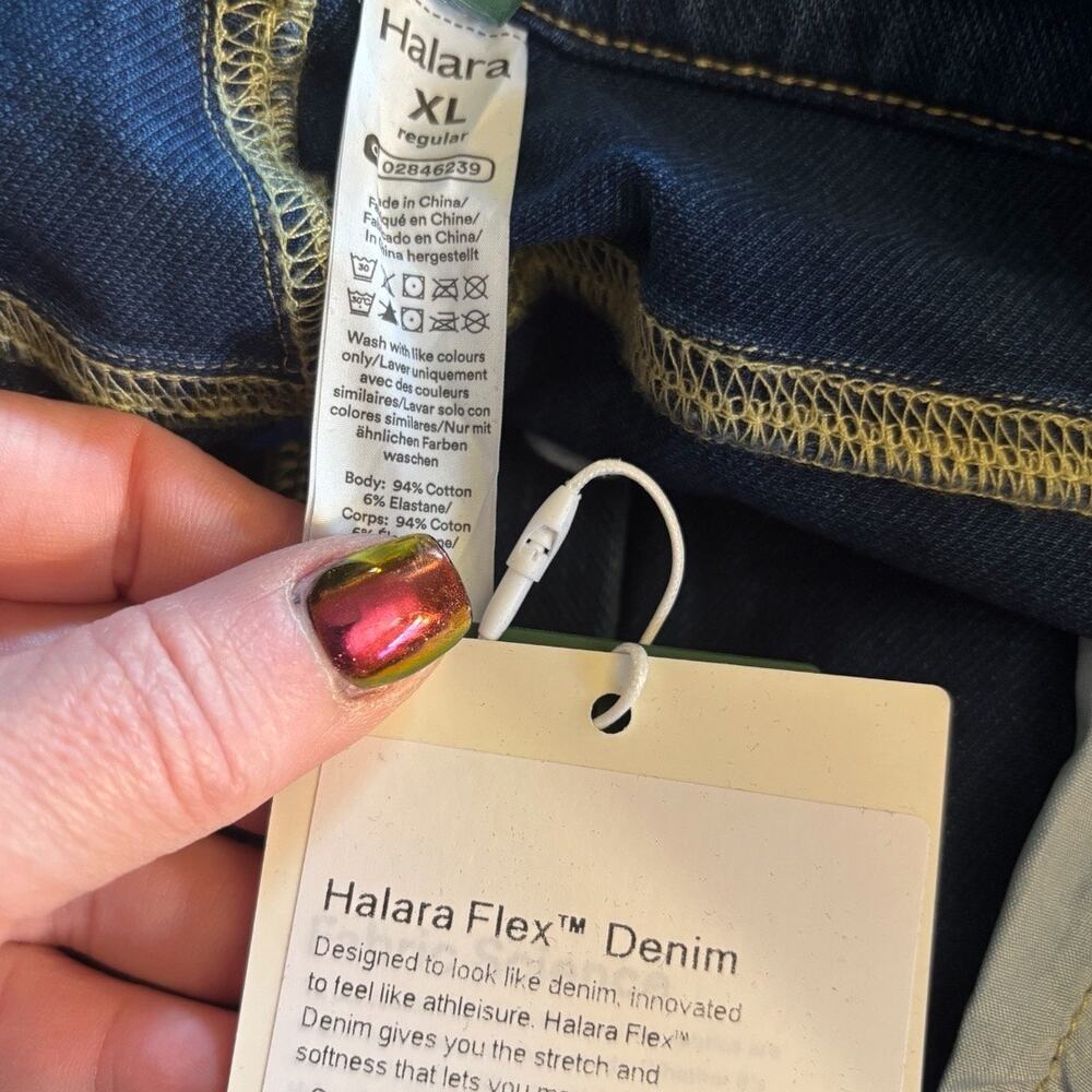 Halara Flex High Waisted Casual Bermuda Shorts Size XL (16) NWT - Picture 5 of 5